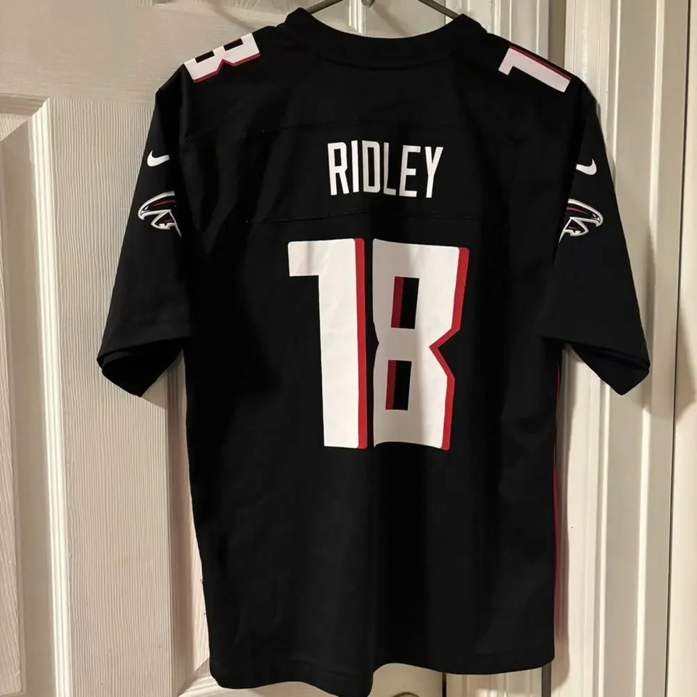 Nike NFL Black and Red ATL Jersey Riley 18 Youth Size L